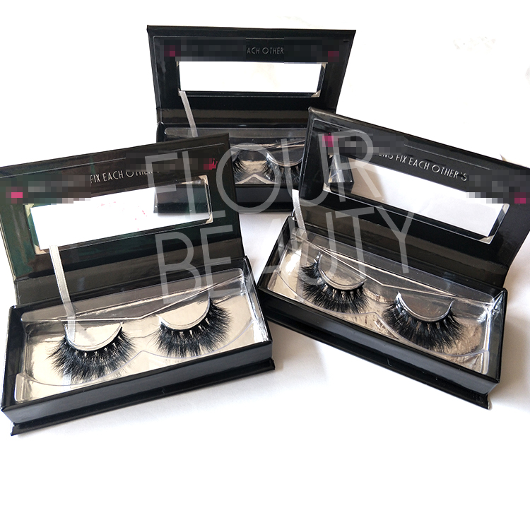 New volume 3d mink false eyelashes cruelty free private lable EL77